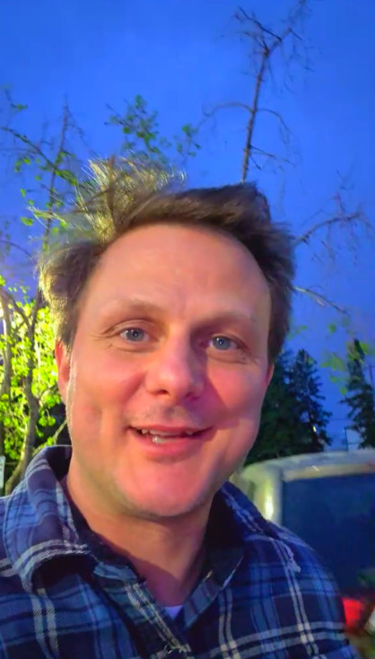 Screenshot from Patrick Ryckman's video sharing his personal journey